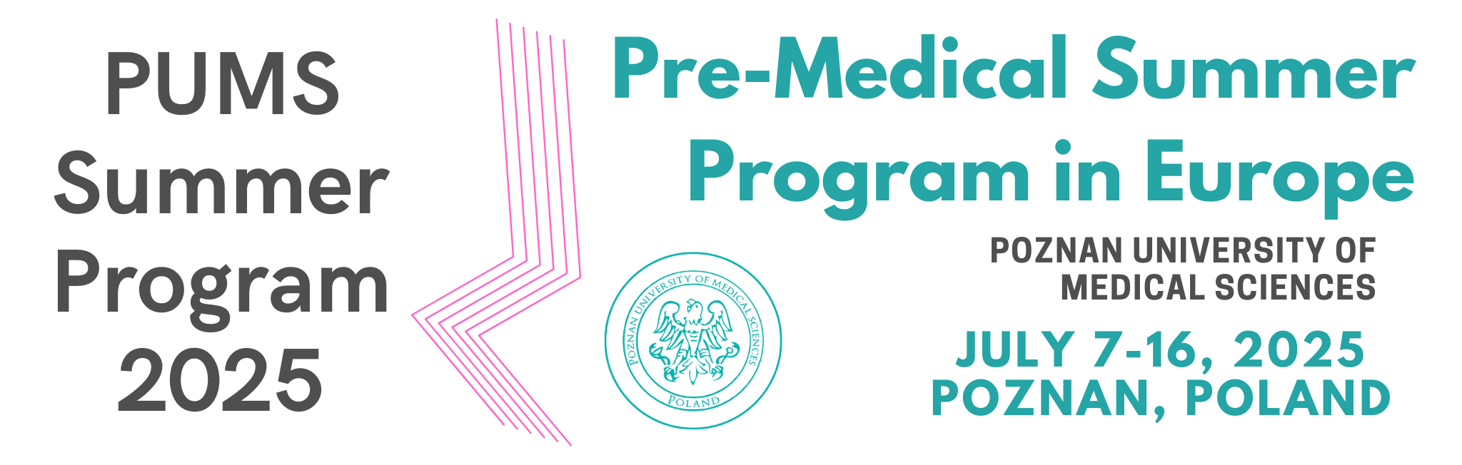 PUMS Summer Program banner