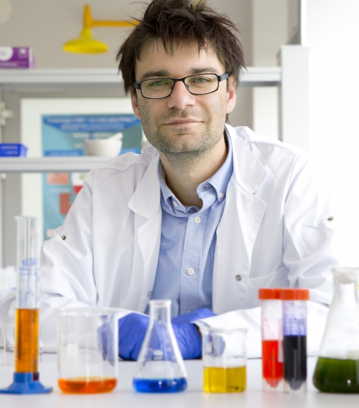 Rzymski Piotr in lab